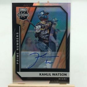 Kahlil Watson On-Card Auto